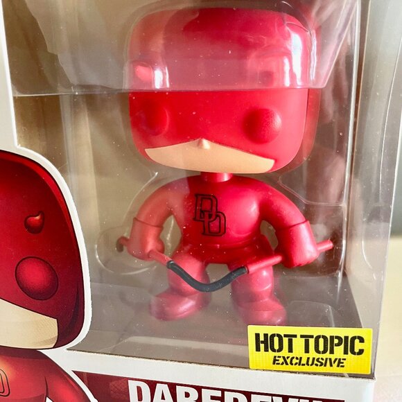 Funko Pop! Marvel Daredevil 90 Hot Topic Exclusive Deadpool as Bob Ross 319 Lot - Picture 16 of 16